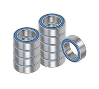 Kozelo 10pcs Profond Rainure Bille Roulements - [5mm x 8mm x 2.5mm] Chrome Acier Billes pour Moteurs Machine Outil Boîtes vitesses Roulement Emploi | Double Sceau Bleu