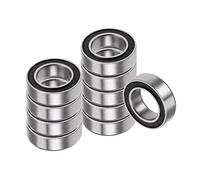 Kozelo 10pcs Profond Rainure Bille Roulements - [6mm x 10mm x 3mm] Chrome Acier Billes pour Moteurs Machine Outil Boîtes vitesses Roulement Emploi | Double Sceau