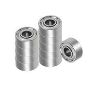 Kozelo 10pcs Profond Rainure Billes Roulements - [2,5 mm x 6mm x 2.6mm] Chrome Acier Billes pour Moteurs Machine Outil Boîtes Vitesses Roulement Utilisation | Double Bouclier