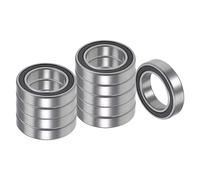 Kozelo 10pcs Profond Rainure Billes Roulements - [20mm x 32mm x 7mm] Chrome Acier Billes pour Moteurs Machine Outil Boîtes Vitesses Roulement Utilisation, Double Joint ABEC3