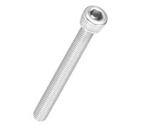 Kozelo 15Pcs Vis à Tête Cylindrique à Six Pans Creux - [M5-0.8 x 50mm] Douille Allen Entièrement Filetée en Acier Inoxydable 304 pour Moteur Électrique, Impression 3D, Argenté