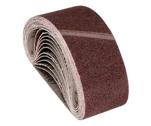 Kozelo 18 Pcs Bandes Abrasives 64mm x 406mm 40 Grain Oxyde D'aluminium Papier Abrasif Pour Ponceuse À Bande Meulage Métal Travail Du Bois Décapage Rouille