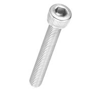 Kozelo 20Pcs Vis à Tête Cylindrique à Six Pans Creux - [M5-0.8 x 35mm] Douille Allen Entièrement Filetée en Acier Inoxydable 304 pour Moteur Électrique, Impression 3D, Argenté