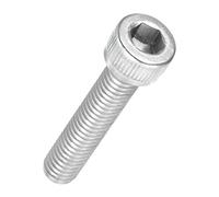 Kozelo 25Pcs Vis à Tête Cylindrique à Six Pans Creux - [M6-1 x 30mm] Douille Allen Entièrement Filetée en Acier Inoxydable 304 pour Moteur Électrique, Impression 3D, Argenté