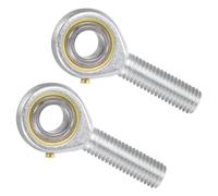 Kozelo 2Pcs Embout à Rotule POS12 - [AléSAge de 12mm, Filetage Mâle M12x1.75 à Droite] Embout de Tige de Pêche, en Acier au Carbone