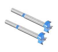 Kozelo 2pcs Forstner Perceuse Mèches - [20mm] Tungstène Carbure Tarière Ouvreur pour Bois Meubles Charnière Travail Bois Utilisation, Rond Tige, Foncé Bleu