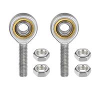 Kozelo 2pcs SA8T/K M8 Rod End Joint Bearing 8mm Alésage Acier Carbone 45#