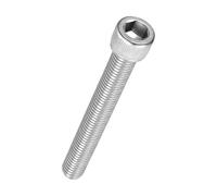 Kozelo 2Pcs Vis à Tête Cylindrique à Six Pans Creux - [M12-1.75 x 90mm] Douille Allen Entièrement Filetée en Acier Inoxydable 304 pour Moteur Électrique, Impression 3D, Argenté