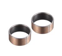Kozelo 2Pièces Douilles Manchon Diamètre d'Alésage 30mm X Diamètre Extérieur 34mm X Longueur 15mm Bagues Sans Huile Enveloppées Une Utilisation Danss Équipements Industriels, en Bronze