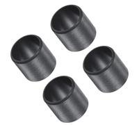 Kozelo 4pcs Douille A Colerette 12mm x 14mm x 10mm Pour Equipement Noir | Bague Auto-Lubrifiante POM