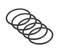 Kozelo 5Pcs Courroie Extensible Universelle 251mm Périmètre x 5mm Ép Noir | pour Moteur de Machine à Coudre Courroie Ronde en Caoutchouc Nitrile
