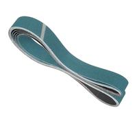 Kozelo 6 Pack Courroies De Ponçage 2 x 72 Pouces Ceinture Papier De Ponçage | pour Ceinture Ponceuse Meulage Métal Travail Du Bois Enlèvement Rouille Soudure, Grain 80 Zircone Abrasif