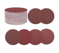 Kozelo 60 Pack Kit De Disques À Poncer 150mm 6 Pouce Papier Abrasif | Pour Orbital Aléatoire Pour Sableuse À Plâtre Bois Métal, 80/120/180/240/320/400 Grit, Crochet