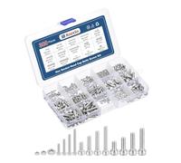 Kozelo Assortiment de 300 vis et écrous à tête cylindrique M2/M3/M4 en acier inoxydable 304 pour imprimante 3D
