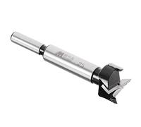 Kozelo Forstner Foret Mèche - [25mm] Tungstène Carbure Tarière Ouvre pour Bois Meuble Charnière Travail Bois Utilisation, Rond Tige, Noir