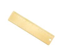 Kozelo Laiton Droit Règles 12cm x 4 pouce pour Ligne Dessin Or Ton