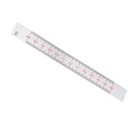 Kozelo Règle de Centrage - [60mm-0-60mm] Règle Adhésive en Aluminium avec Trous Fixes pour Mesurer la Symétrie Des Travaux du Bois, Des Tissus, à Partir du Milieu
