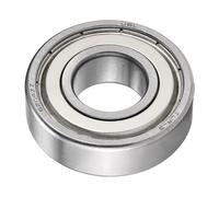 Kozelo Roulement à Billes à Gorge Profonde 6204Zz - [20mm X 47mm X 14mm] Roulement à Simple Blindage pour Équipement Industriel, Moteurs, Machines, Acier Inoxydable