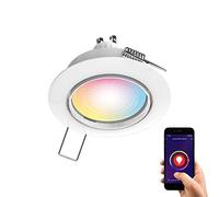 KOZII, Ampoule LED Connectée GU10 Spot Encastrable Orientable 5W, Éclairage Blancs + Couleurs, Variation de Couleur et Luminosité, Idéale pour Intérieur, 2 Pièces