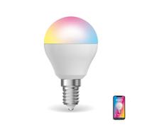 Ampoule LED connectée SMD E14 P45 Opaque 6W Variation de couleur et luminosité - KV470PRVBCCT - KOZII