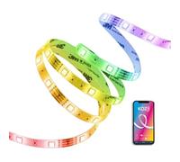 KOZII, Ruban LED Connecté 3m avec Synchronisation Sonore, Couleurs Multicolores et Blancs, Idéal pour Décoration Intérieure, Compatible avec App Mobile et Assistants Vocaux