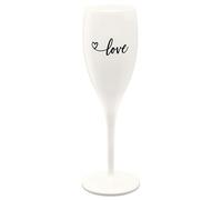 Koziol 3439525 CHEERS NO.1 LOVE 2.0 Flûte à Champagne Verre à Prosecco Plastique