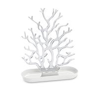 Koziol 5265100 Porte-Bijoux Plastique Blanc et Transparent 9,3 x 26,2 x 32,2 cm
