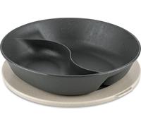koziol Assiette à menu CONNECT SEPAREE 7278701 Couvercle 15l ash grey