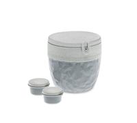 Koziol Bentobox Club, Bento Box, récipient pour aliments, boîte à lunch, thermoplastique, Organic Concrete Grey, 3198672