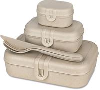 koziol Boîte à lunch/set de couverts PASCAL READY 7168700 sable