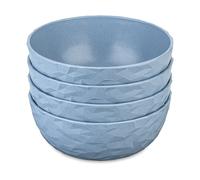 Koziol Bol Club thermoplastique biocirculaire Ø16.2 cm. 4 pièces Nature flower blue