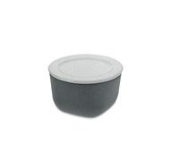 Koziol Box avec couvercle Connect M, boîte de rangement, organisateur, caisse, thermoplastique, Organic Deep Grey, 1 L, 3870673