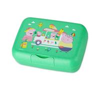 Koziol Candy L Peppa Pig Boîte à déjeuner, avec compartiment de séparation, fermeture à clip, pour enfants, plastique biocirculaire, incassable, passe au lave-vaisselle, école, maternelle, crèche