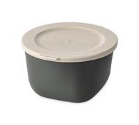 Koziol CONNECT BOX Boîte de conservation avec couvercle, incassable, anti-fuite, en plastique biocirculaire, passe au lave-vaisselle et au congélateur, pour la cuisine (gris cendré naturel, 1000 ml)