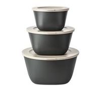 Koziol CONNECT BOX STOCKHOLM Lot de 3 boîtes avec couvercle (gris cendré naturel)