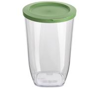 Koziol Connect Dry M Rond Jarre/Bocal 1,5 L Vert, Transparent Vert