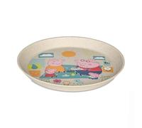 Koziol CONNECT PLATE PEPPA PIG Petite assiette | Pour enfants à partir de 6 mois | Pour petit-déjeuner, petits repas et collations | Plastique biocirculaire, incassable, passe au lave-vaisselle (sable