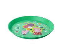 Koziol Connect PLATE PEPPA PIG POP Petite assiette | Pour enfants à partir de 6 mois | Pour petit-déjeuner, petits repas et collations | Plastique biocirculaire, passe au lave-vaisselle (vert