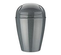 Koziol Del M Swing Top Bin 12 L Recycled Nature Grey