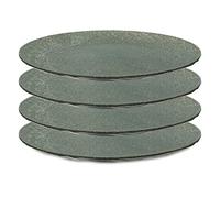 Koziol Dinner Plate 260mm Club Plate 260mm Set of 4, Nature Ash Grey