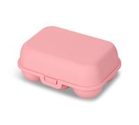 Koziol EGGS TO GO boîte à œufs pour | Boîte de transport | Boîte de rangement | Plastique biocirculaire, empilable, passe au lave-vaisselle | Cuisine, maison, camping (rose doux, 6 œufs)