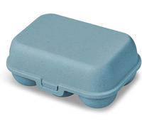 Koziol EGGS TO GO Mini boîte à œufs pour 6 œufs | Boîte de transport | Boîte de rangement | Plastique biocirculaire, empilable, passe au lave-vaisselle | Cuisine, maison, camping (nature flower blue)