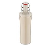 Koziol Gourde Plopp To Go, bouteille d'eau, mélange de plastique et de bois, Nature Desert Sand, 425 ml, 7796700