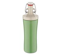Koziol Gourde Plopp To Go, bouteille d'eau, mélange de plastique et de bois, Nature Leaf Green, 425 ml, 7796703