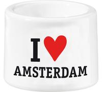 Koziol i-Cup I Love, set de 2, coquetiers avec impression, coquetiers, vaisselle, Ø 5.4 cm, blanc, 3399525