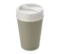 Koziol ISO TO GO Double-Walled Mug with Lid 400 ml, TO GO Mug, Bamboo Not Included