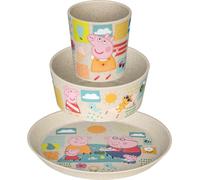 KOZIOL Kindergeschirr Connect Peppa Pig 3teilig sand