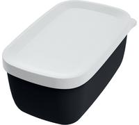 Koziol Liquid safe box Candy S, récipient pour sauce, récipient pour liquide, récipient pour aliments, thermoplastique, Cosmos Black, 3199526