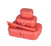 Koziol Lunch Box Set + Cutlery Set Pascal Ready