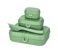 Koziol Lunch Box Set + Cutlery Set Pascal Ready